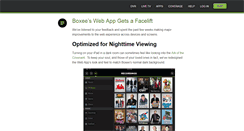 Desktop Screenshot of blog.boxee.tv