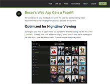 Tablet Screenshot of blog.boxee.tv
